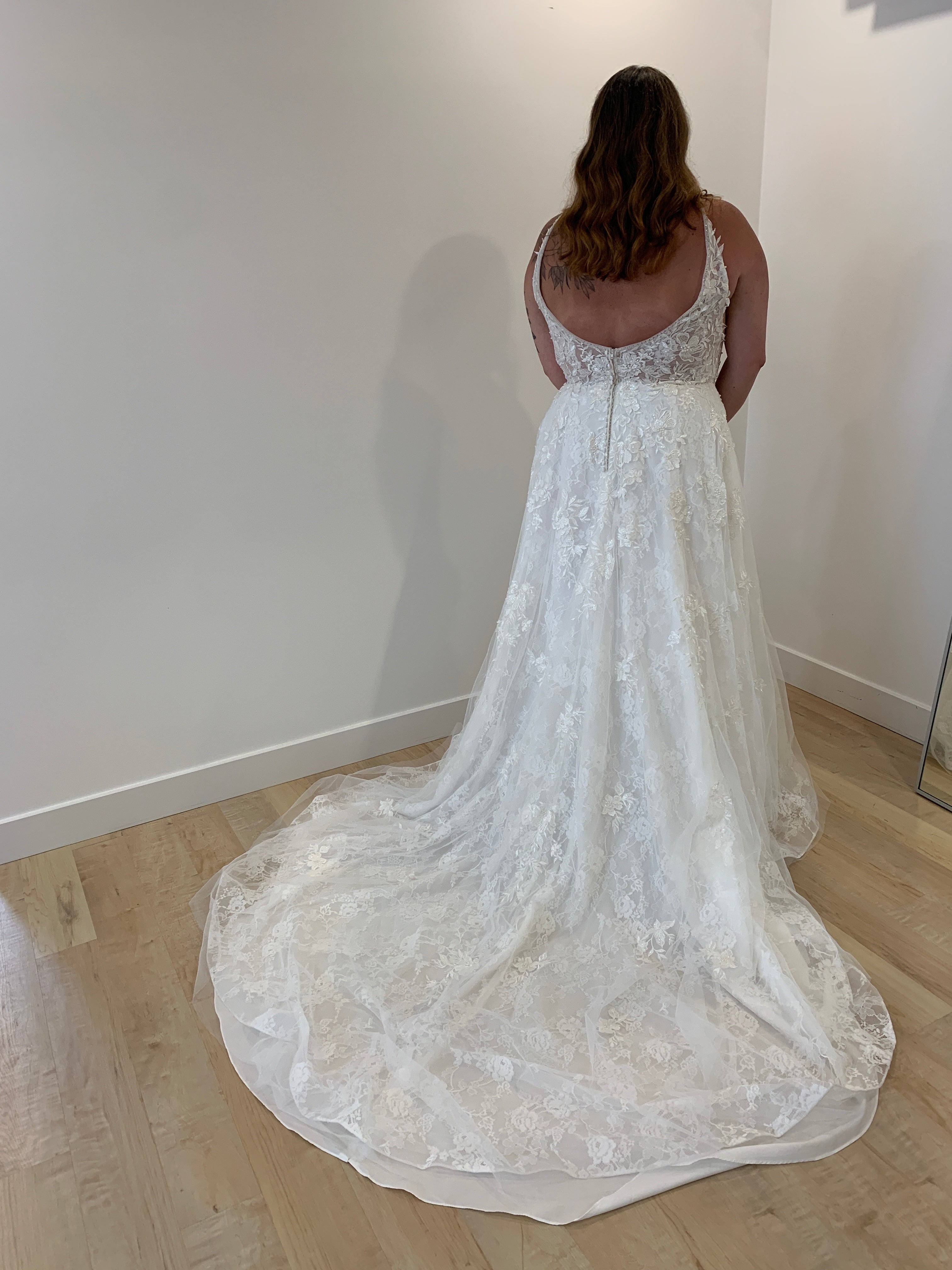 *EXCLUSIVITÉ* Riddle aussi disponible *taille plus* - robe boho romantique coupe A en tulle avec dentelle et dos ouvert *EXCLUSIVITÉ* Riddle aussi disponible *taille plus* - robe boho romantique coupe A en tulle avec dentelle et dos ouvert