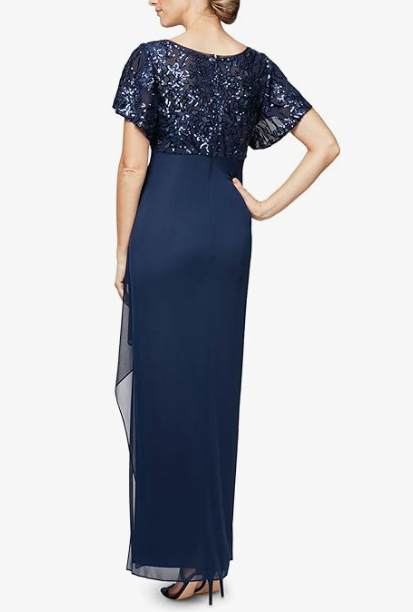 Harmonizer *échantillon taille 10* - robe de coupe droite en jersey extensible brodée du haut avec manches courtes Harmonizer *échantillon taille 10* - robe de coupe droite en jersey extensible brodée du haut avec manches courtes