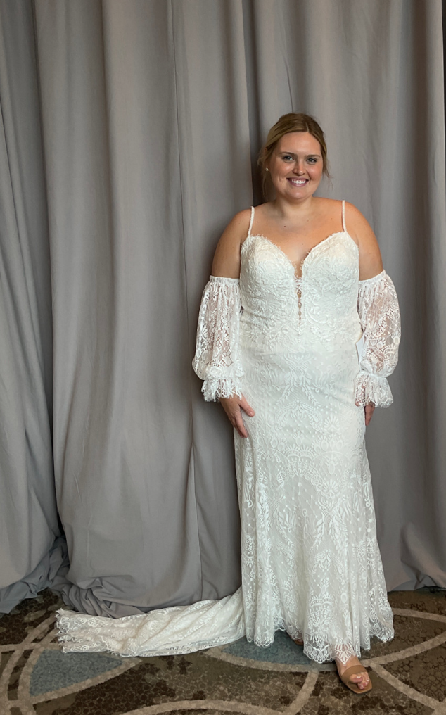 Forrest *taille plus* - robe de mariée boho à dentelle sans perle Forrest *taille plus* - robe de mariée boho à dentelle sans perle