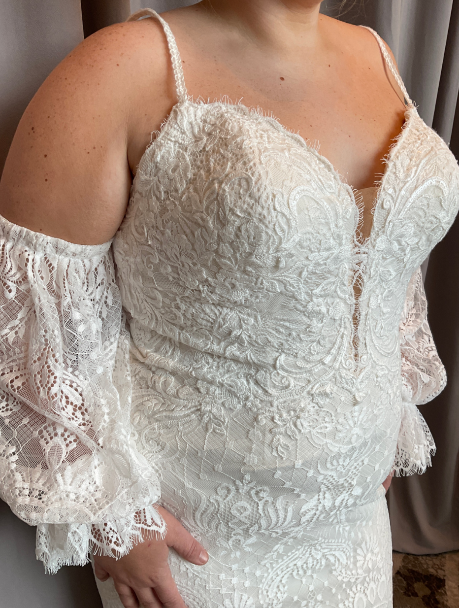 Forrest *taille plus* - robe de mariée boho à dentelle sans perle Forrest *taille plus* - robe de mariée boho à dentelle sans perle