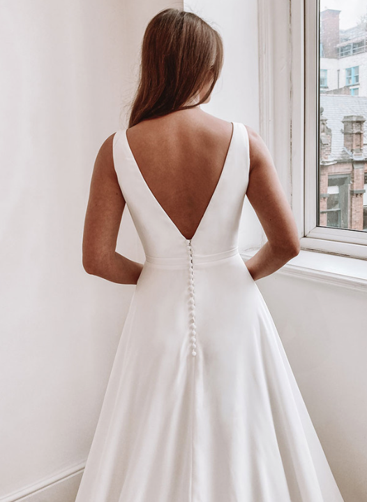 *EXCLUSIVITÉ* Arlow - robe de mariée moderne en jersey satiné *EXCLUSIVITÉ* Arlow - robe de mariée moderne en jersey satiné