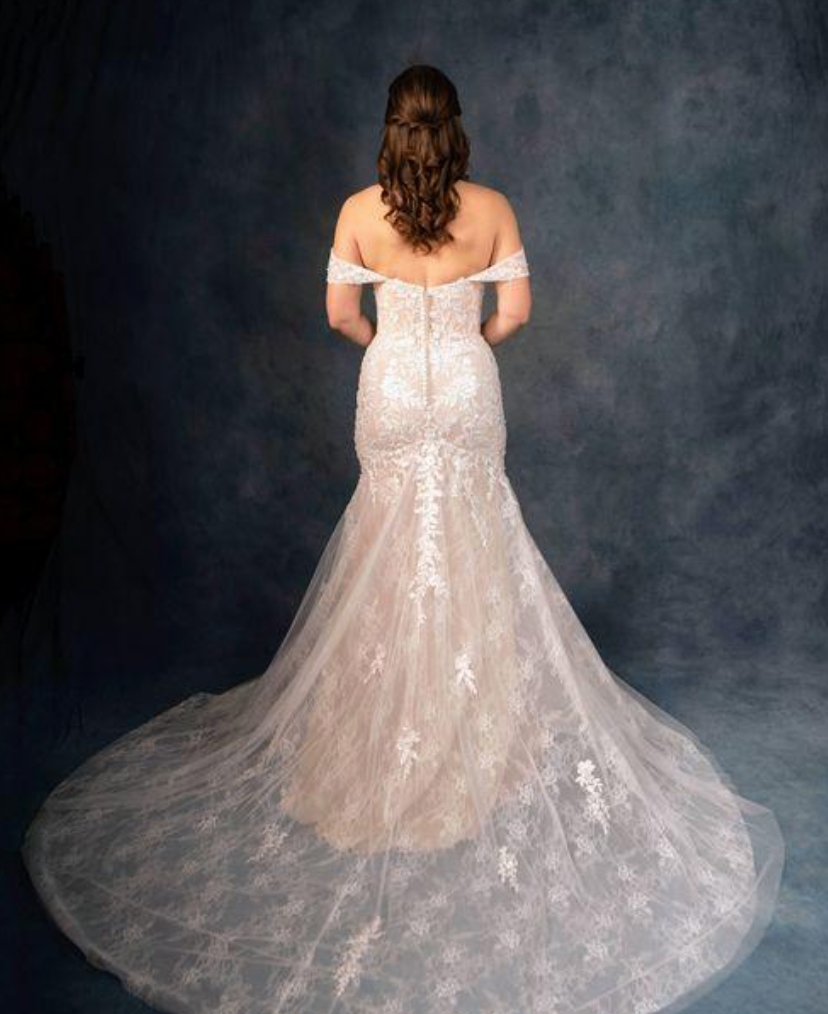 * EXCLUSIVITÉ* Sunset - robe boho romantique ajustée en tulle et dentelle à encolure bustier droite et manchons amovibles * EXCLUSIVITÉ* Sunset - robe boho romantique ajustée en tulle et dentelle à encolure bustier droite et manchons amovibles