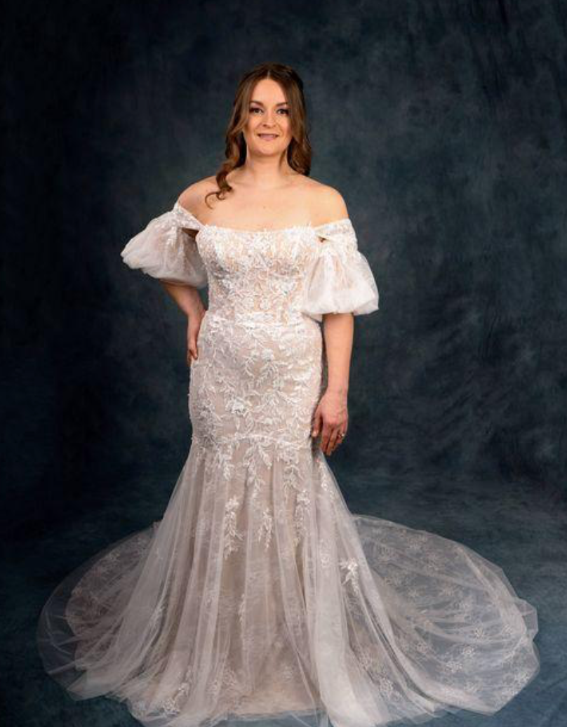 * EXCLUSIVITÉ* Sunset - robe boho romantique ajustée en tulle et dentelle à encolure bustier droite et manchons amovibles * EXCLUSIVITÉ* Sunset - robe boho romantique ajustée en tulle et dentelle à encolure bustier droite et manchons amovibles