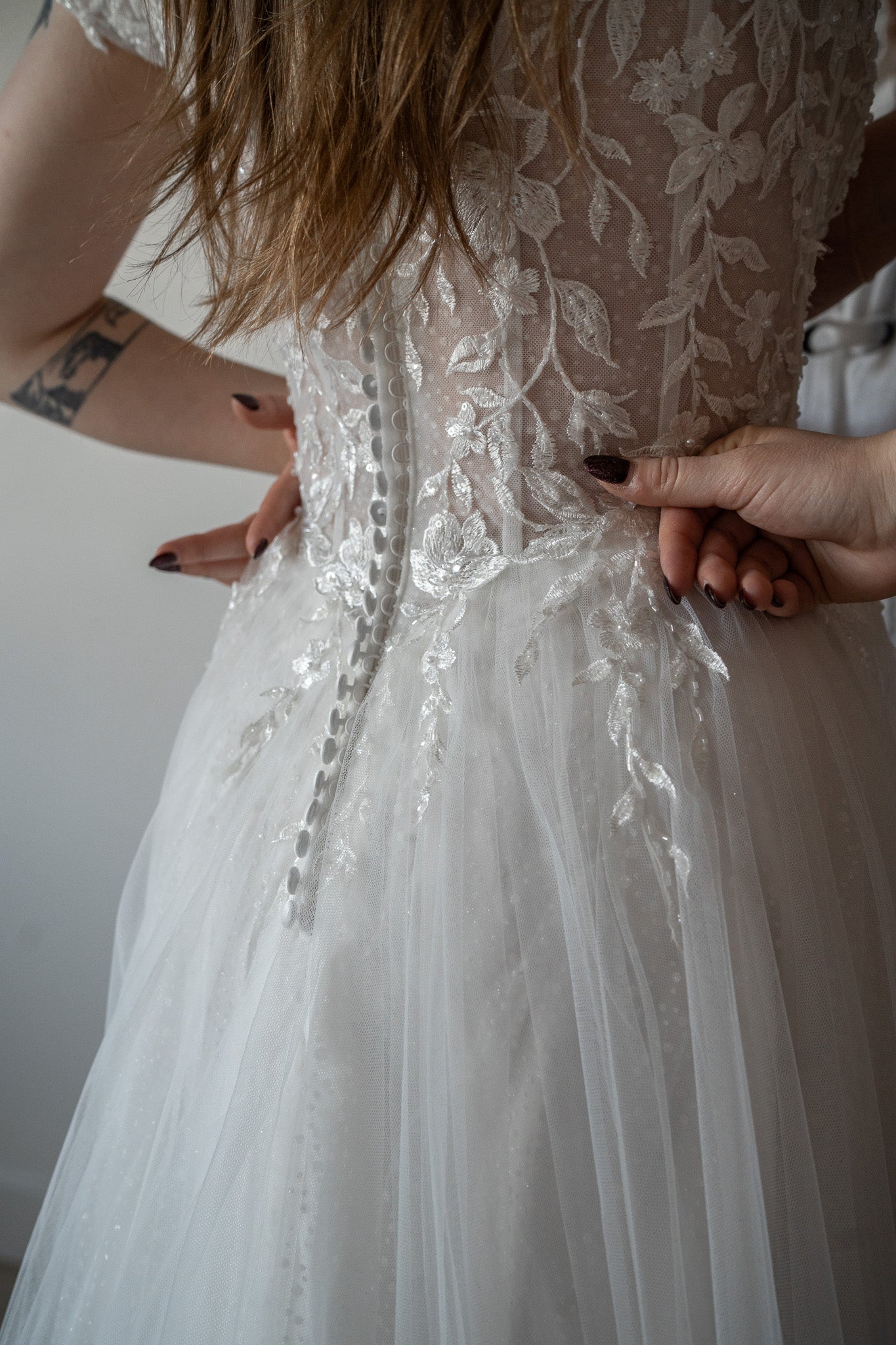 * EXCLUSIVITÉ* Weasley - robe boho romantique coupe A en tulle et dentelle avec bretelles tombantes * EXCLUSIVITÉ* Weasley - robe boho romantique coupe A en tulle et dentelle avec bretelles tombantes