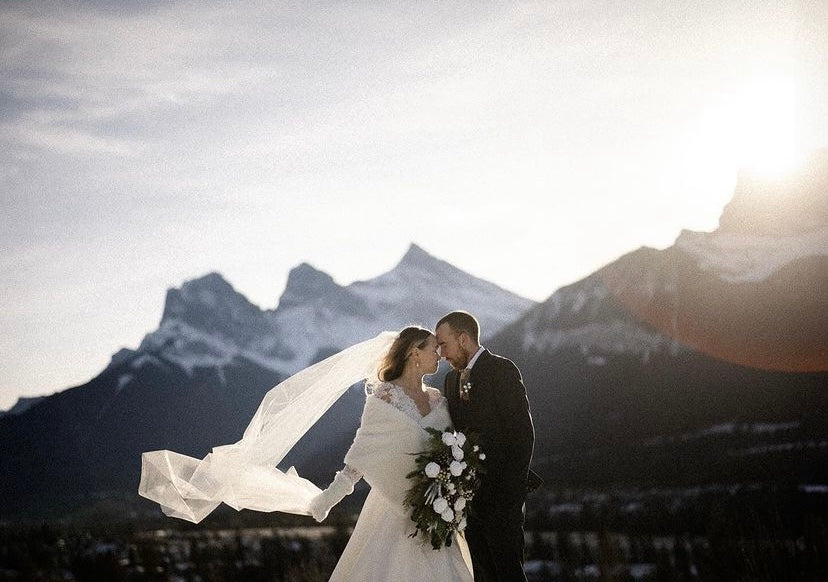 Carlyle - robe de mariée classique à décolleté plongeant illusion en dentelle et manches longues Carlyle - robe de mariée classique à décolleté plongeant illusion en dentelle et manches longues