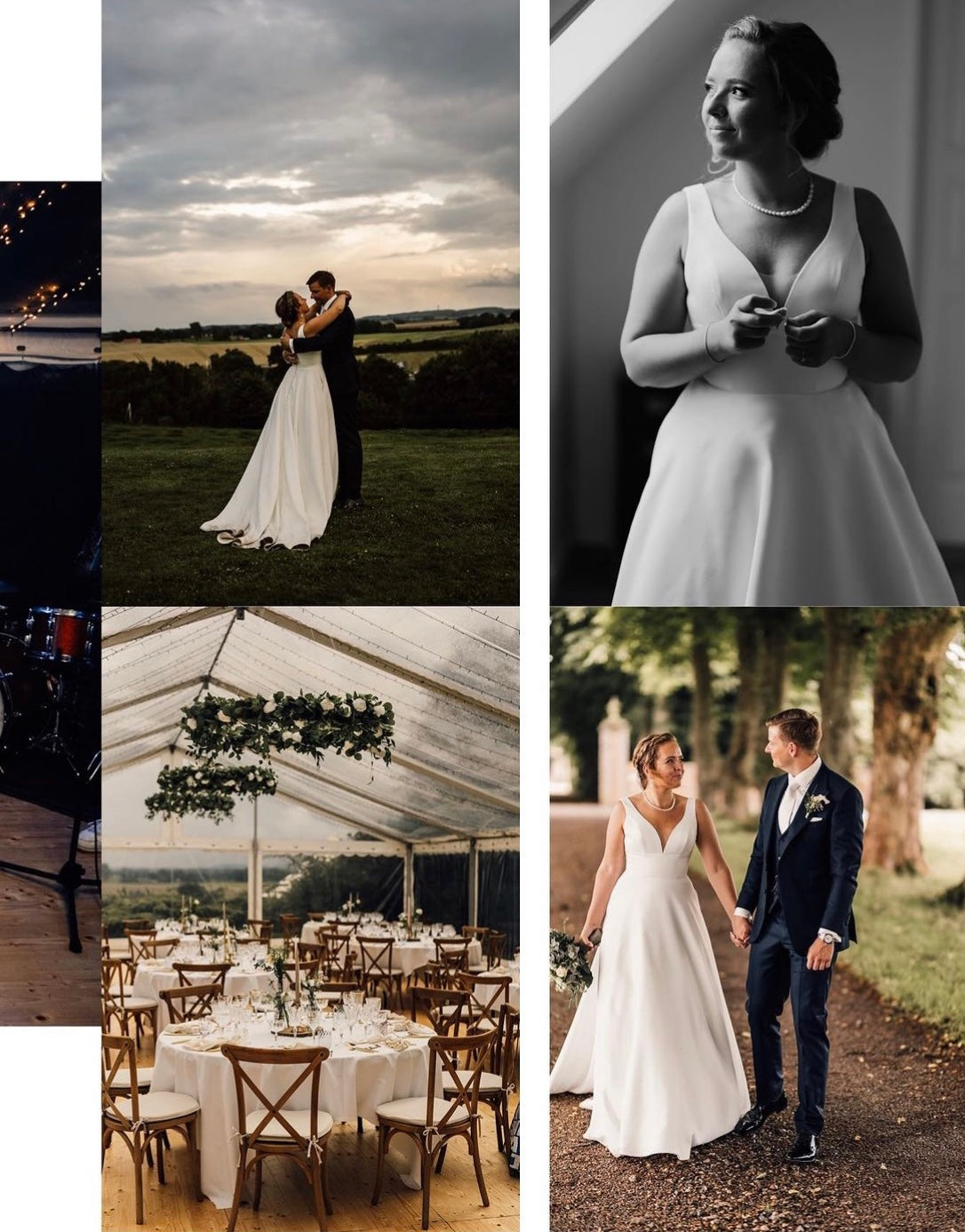 Rita *taille plus* - robe de mariée classique à décolleté plongeant illusion et dos ouvert Rita *taille plus* - robe de mariée classique à décolleté plongeant illusion et dos ouvert