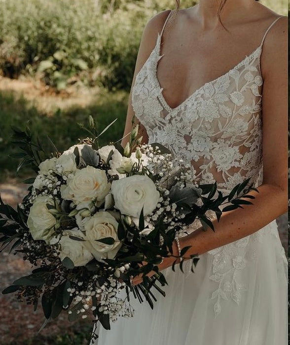 * EXCLUSIVITÉ* Marissa aussi disponible *taille plus* - robe boho romantique en dentelle avec haut brodée et bretelles délicates * EXCLUSIVITÉ* Marissa aussi disponible *taille plus* - robe boho romantique en dentelle avec haut brodée et bretelles délicates