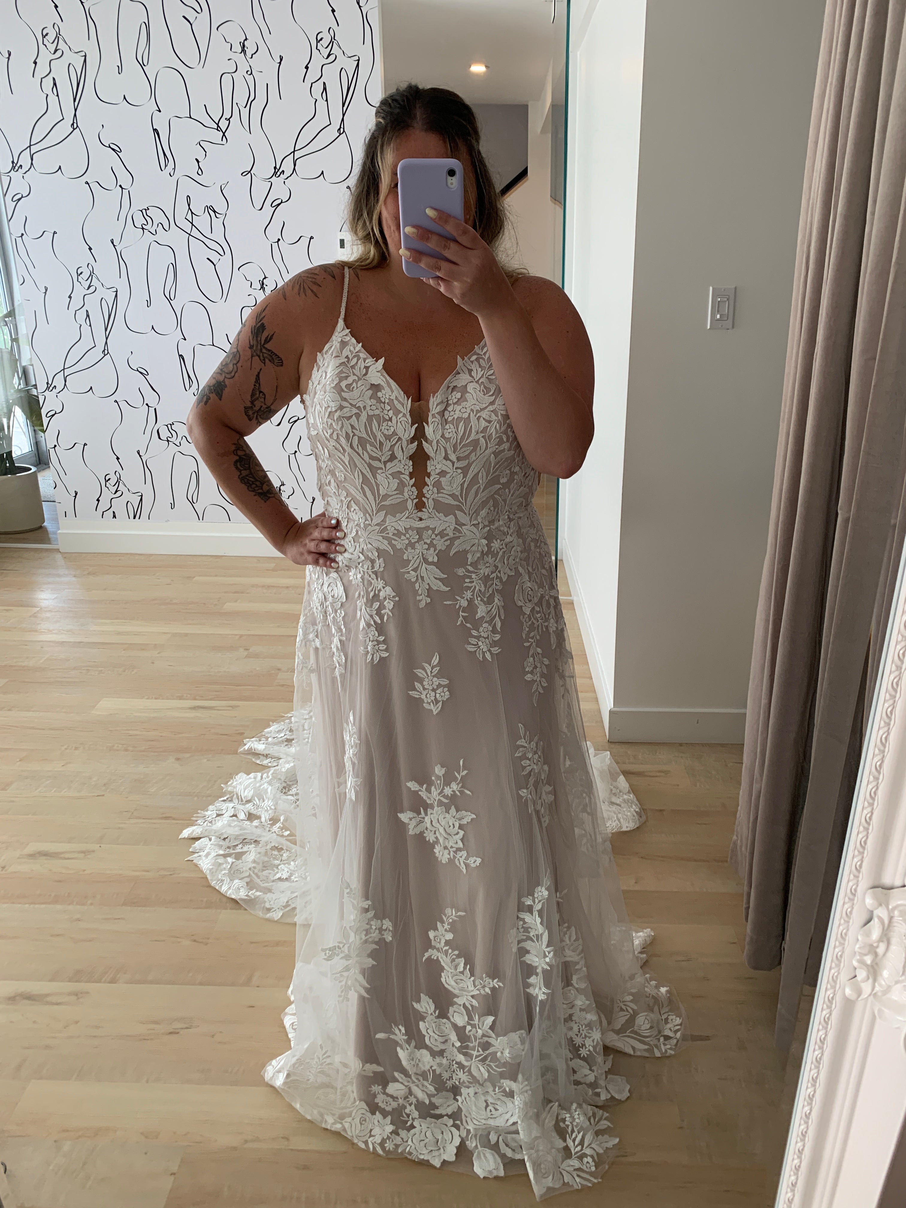 Denby *échantillon taille 16* - robe boho en dentelle coupe légèrement évasée toute en dentelle Denby *échantillon taille 16* - robe boho en dentelle coupe légèrement évasée toute en dentelle