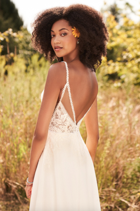 Roscoe - robe boho romantique en dentelle et jupe de chiffon Roscoe - robe boho romantique en dentelle et jupe de chiffon