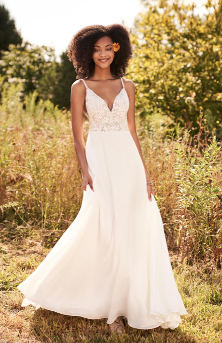 Roscoe - robe boho romantique en dentelle et jupe de chiffon Roscoe - robe boho romantique en dentelle et jupe de chiffon