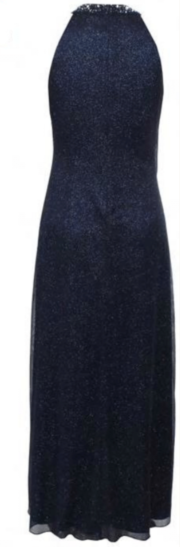 Kwame *échantillons taille 10 et taille 16* - Robe longue en jersey extensible coupe droite à encolure licou à jeu de plis avantageux Kwame *échantillons taille 10 et taille 16* - Robe longue en jersey extensible coupe droite à encolure licou à jeu de plis avantageux