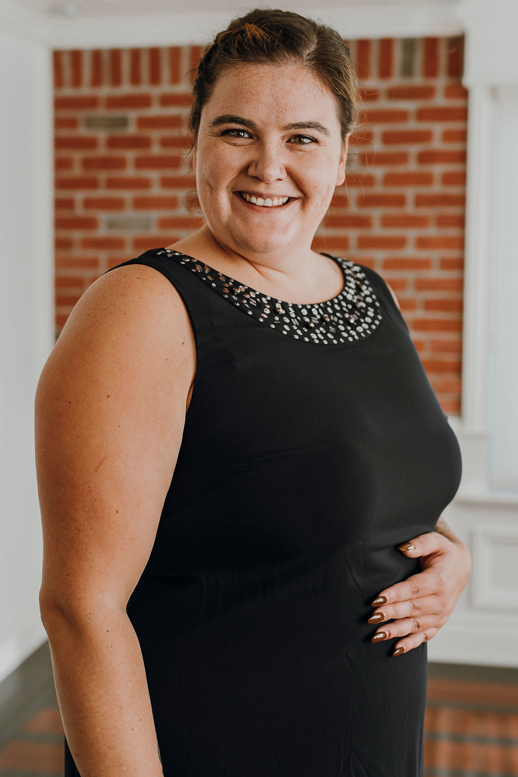 Birma *samples size 14 and size 16* - 2-piece set including a short, airy dress with beaded jewel at the collar and airy jacket with ¾ sleeves Birma *samples size 14 and size 16* - 2-piece set including a short, airy dress with beaded jewel at the collar and airy jacket with ¾ sleeves