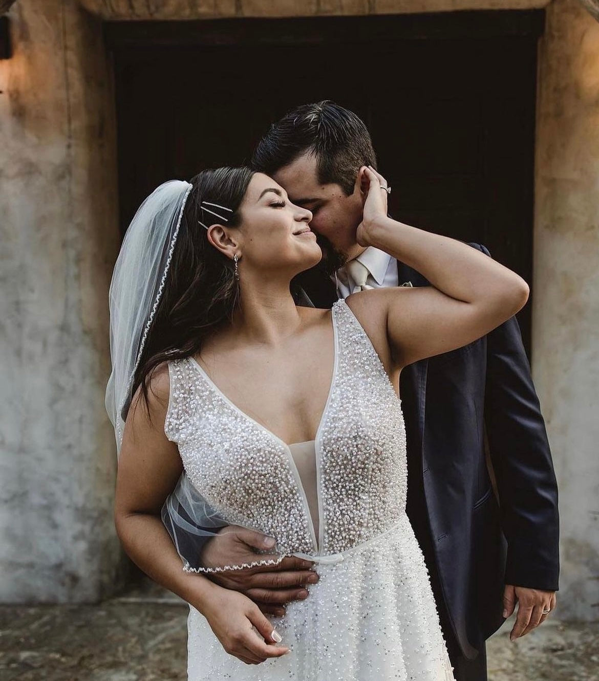 Cupid *échantillon taille 16W* - robe coupe A perlée entièrement Cupid *échantillon taille 16W* - robe coupe A perlée entièrement