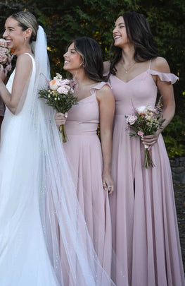 Moxy - Boho-style maxi dress with thin straps and ruffles