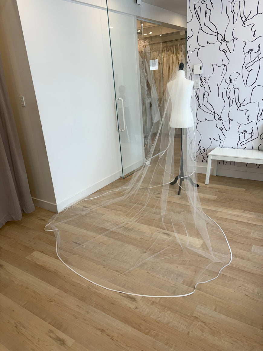 Samba - Voile avec bordure satinée fait au Canada 🇨🇦