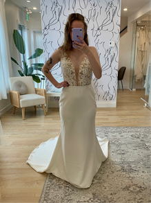 Robe avec dentelle en bas hotsell