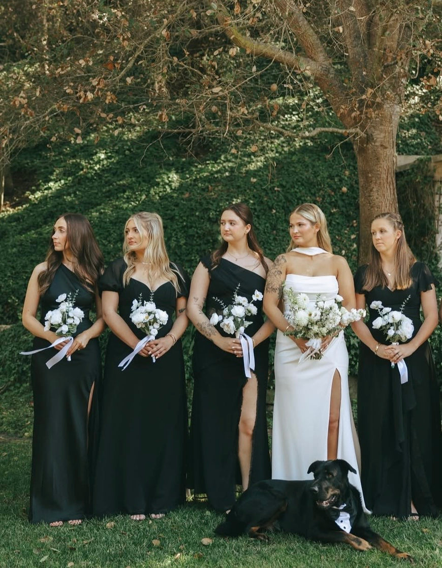 *EXCLUSIVITÉ* Usher - robe de mariée ajustée en crêpe extensible avec encolure bustier