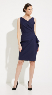 Stetson *samples only* - short dress in cuban-style shaping fabrics with gathered waist