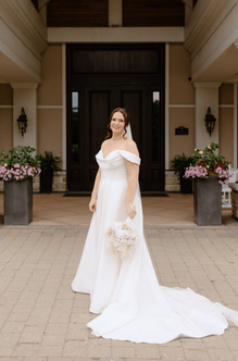 * EXCLUSIVITÉ * Dream - robe de mariée moderne et classique à bustier de style corset avec bretelles tombantes amovibles et fente à la jambe