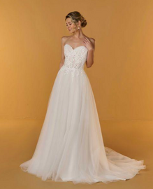 *EXCLUSIVITÉ* Aurie - robe de mariée romantique en tulle avec haut bustier