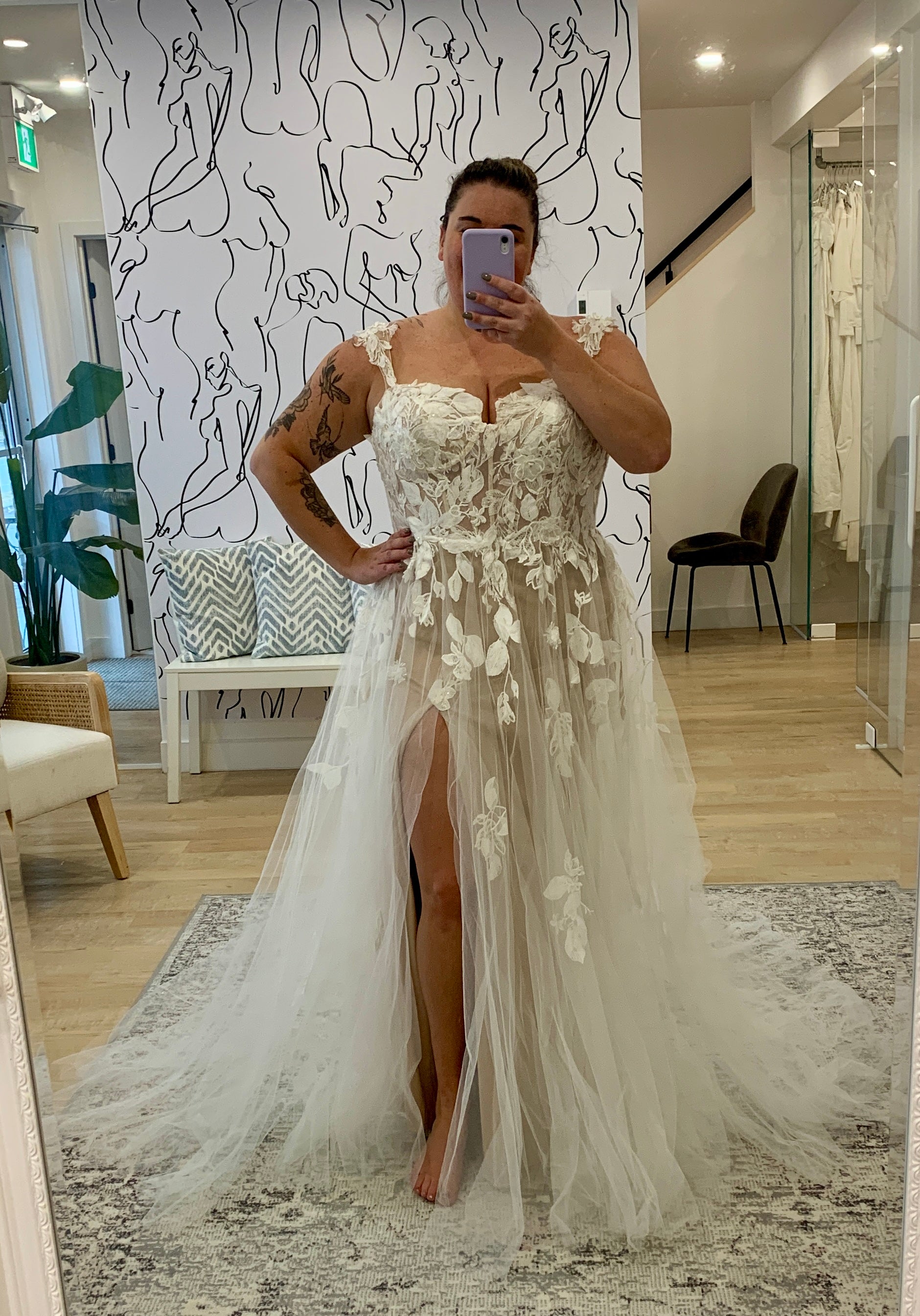 Robe de mariée online florale