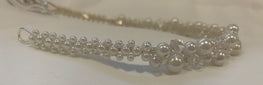 Dalyssa - Thin pearl and diamond tiara